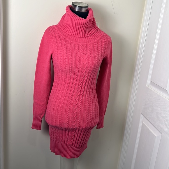 Miss Morena 5% Cashmere Wool Blend Knit Barbie Sweater Dress Size Small - Picture 9 of 11
